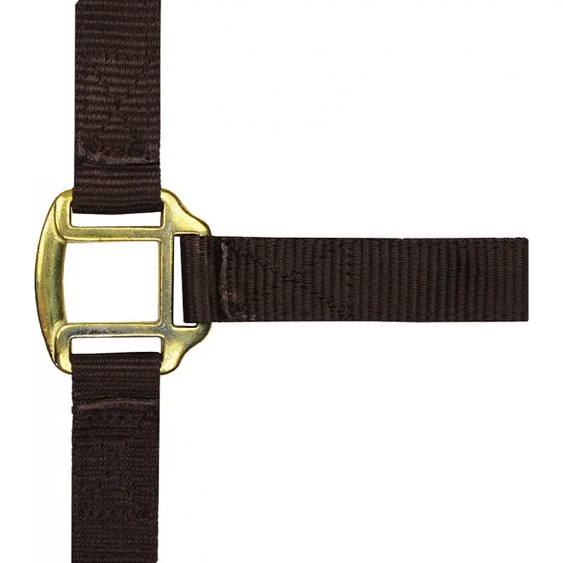 Norton Marron Halter For Horse Double Leather