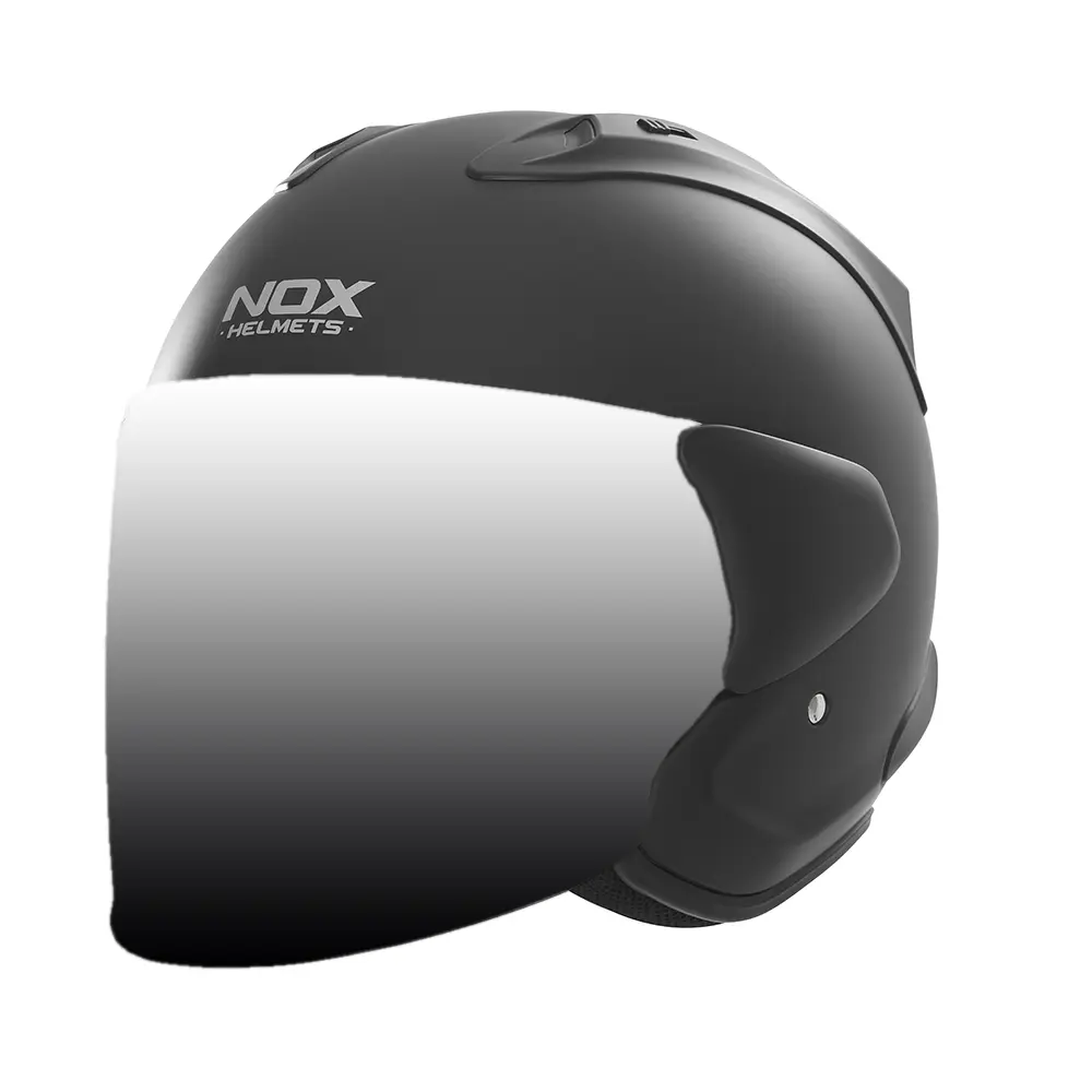 Irridium Motorradhelm Visier Nox Jet N220S