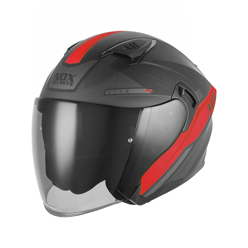 Jet-Motorradhelm Nox Premium N130 Ekto