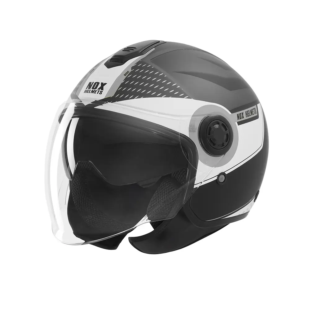 Jet-Motorradhelm Nox Premium N182 Round