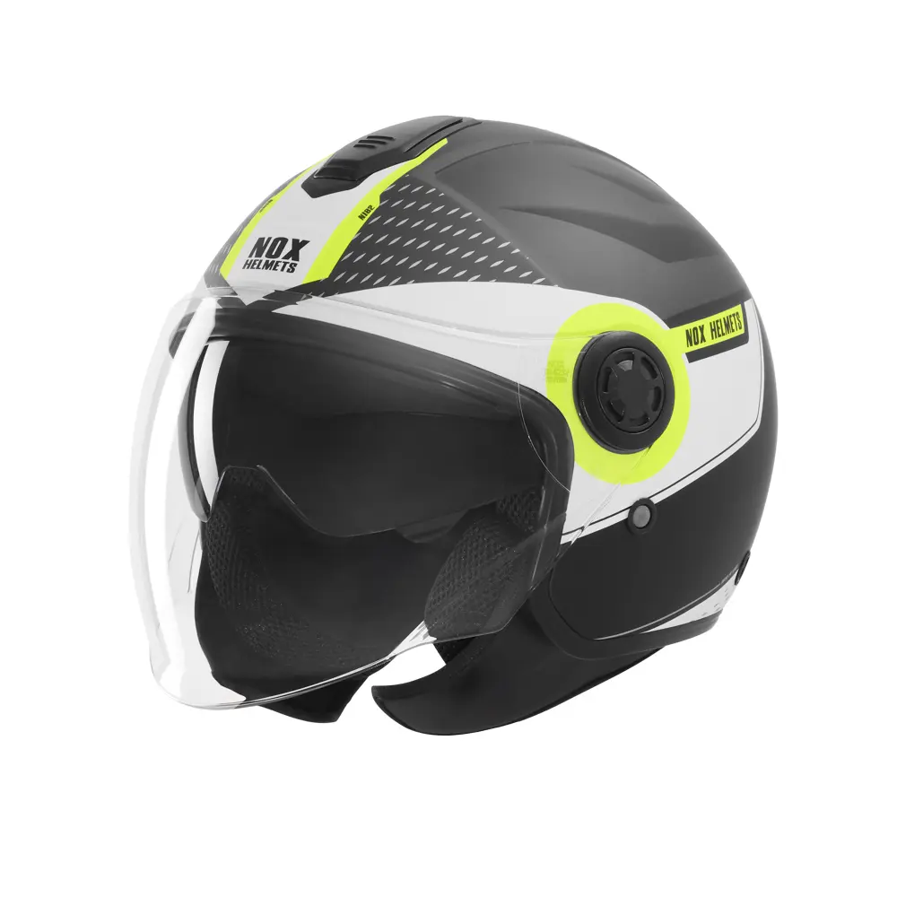 Jet-Motorradhelm Nox Premium N182 Round