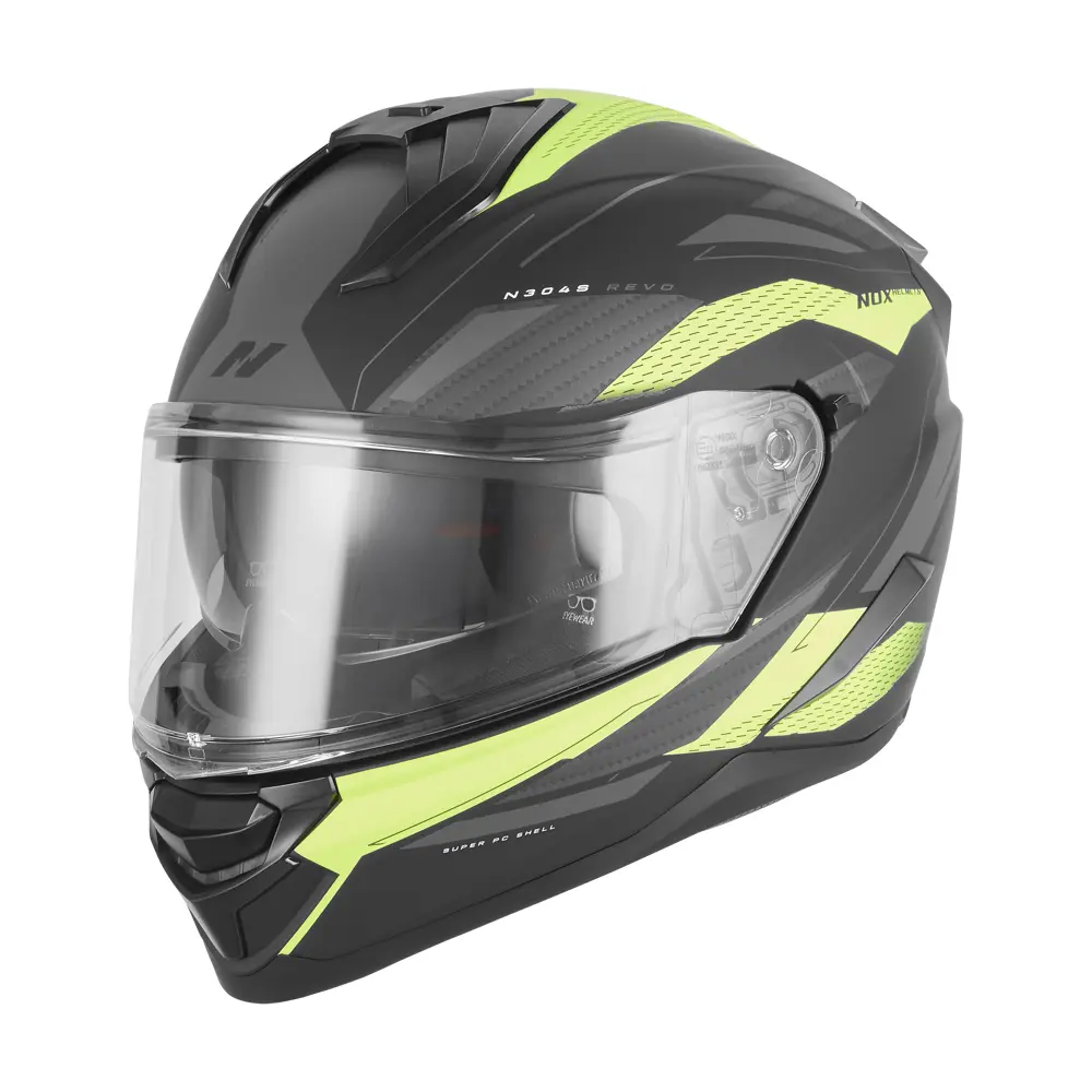 Motorrad-Integralhelm Nox Premium N304S Revo