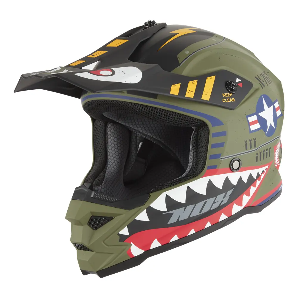 Kinder Motocross Helm Nox Premium N761 Fighter