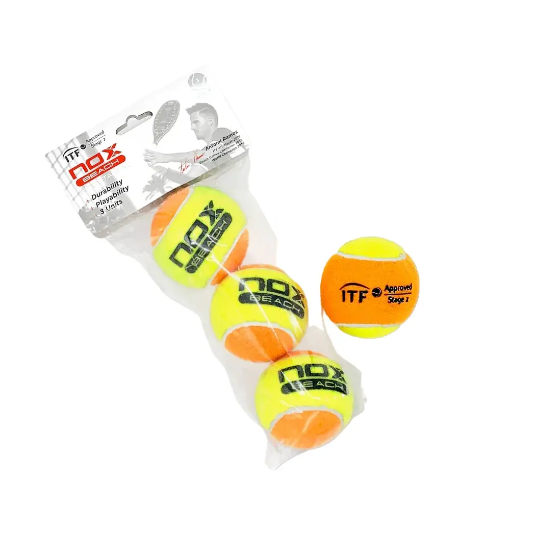 Tennisball Nox Pro Titanium Beach (x3)