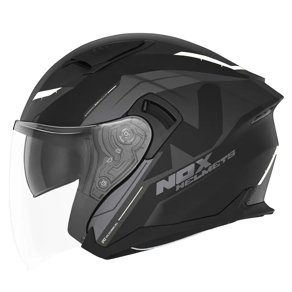 Jet-Motorradhelm Nox N130 Klint