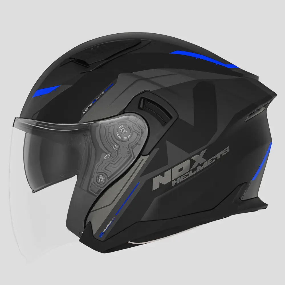 Jet-Motorradhelm Nox N130 Klint