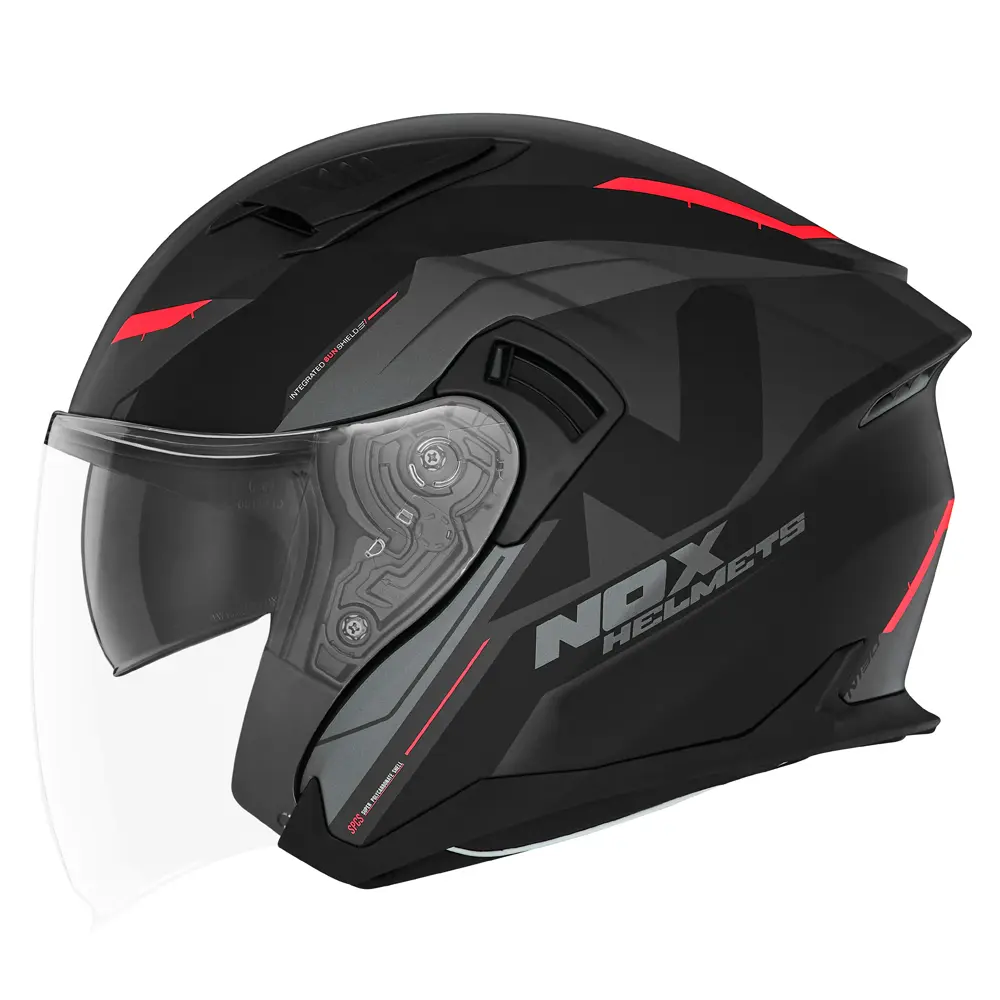 Jet-Motorradhelm Nox N130 Klint