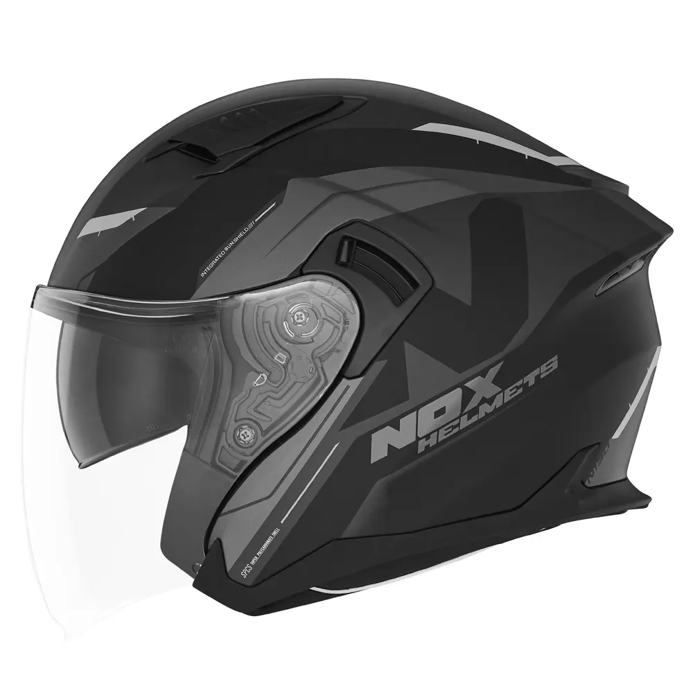 Jet-Motorradhelm Nox N130 Klint