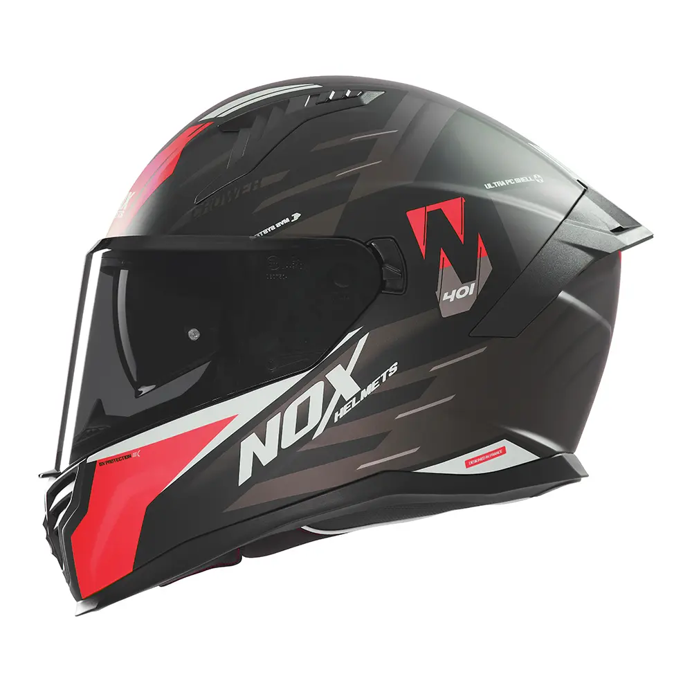 Motorrad-Integralhelm Nox N401 Crower