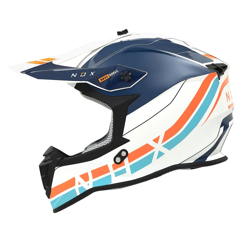 Motorrad-Crosshelm Nox N633 Airshock