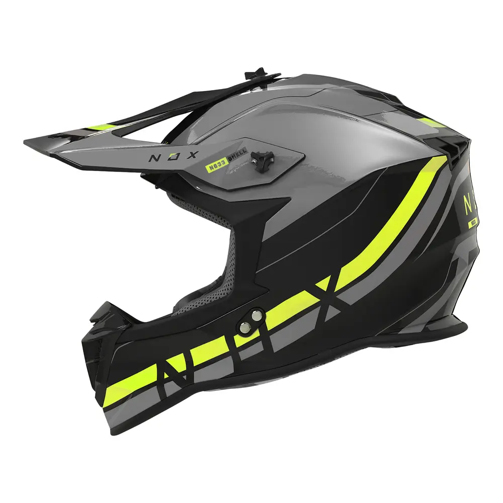Motorrad-Crosshelm Nox N633 Airshock