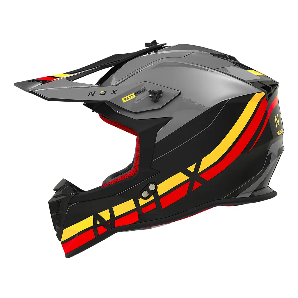 Motorrad-Crosshelm Nox N633 Airshock