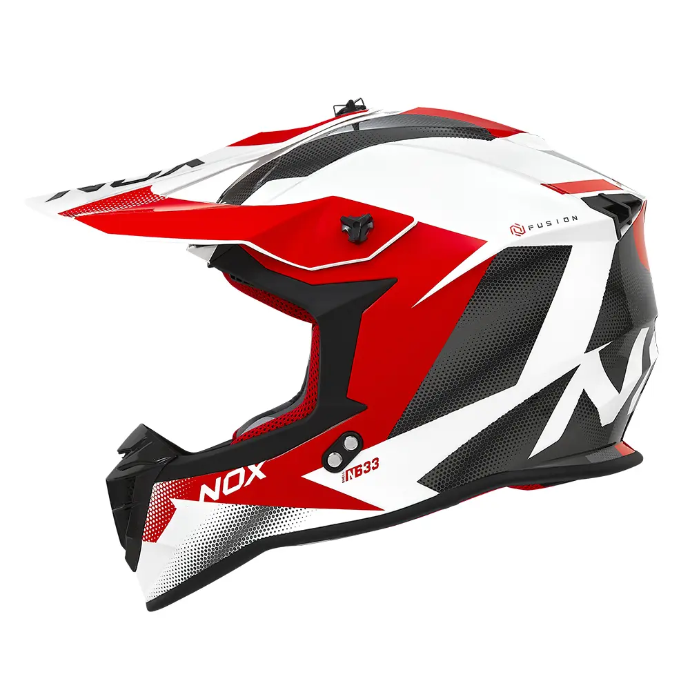 Motorrad-Crosshelm Nox N633 Fusion