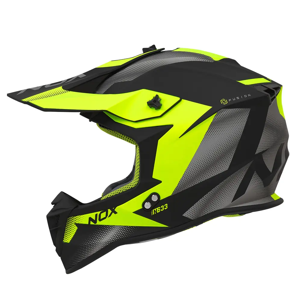Motorrad-Crosshelm Nox N633 Fusion