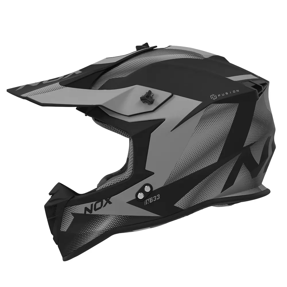 Motorrad-Crosshelm Nox N633 Fusion