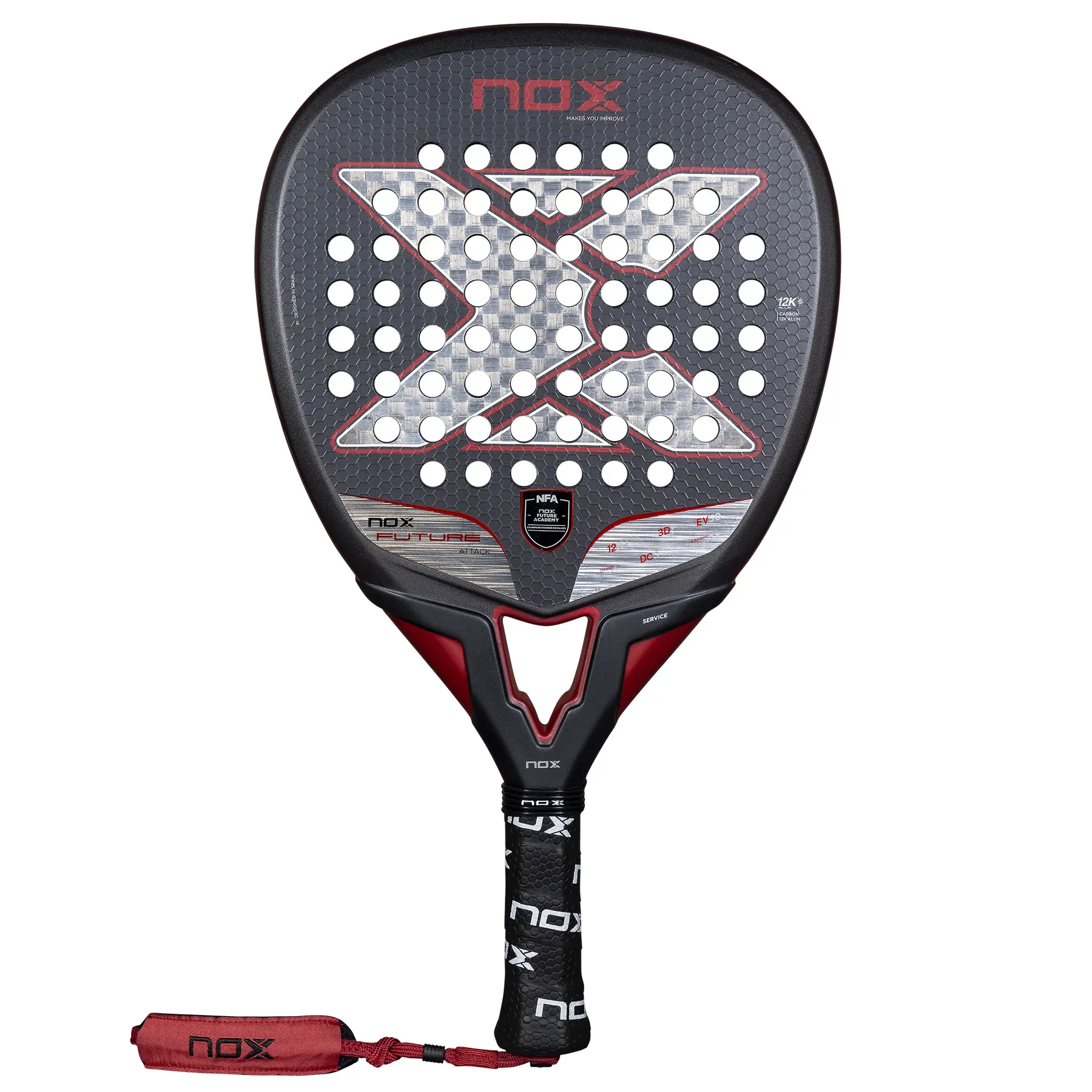 Padel-Schläger Nox Future Attack 12K