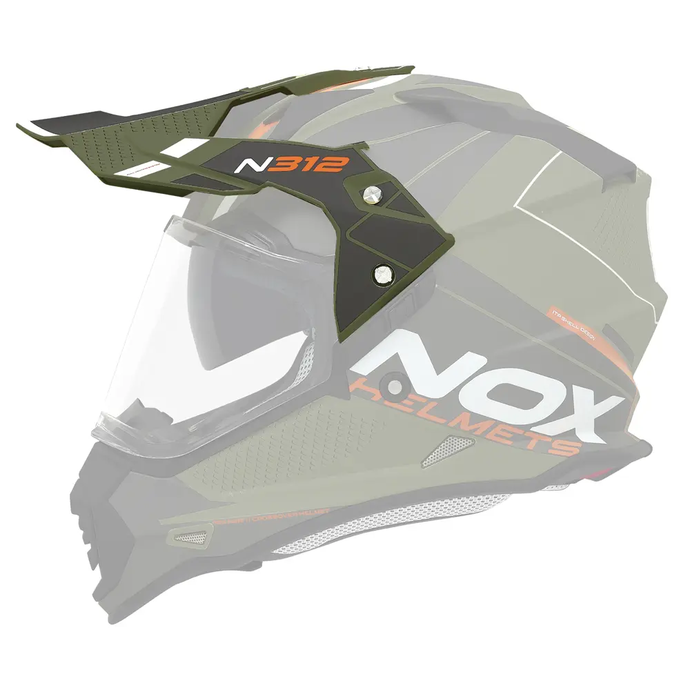 Visier Motocross-Helm Nox 312 Drone