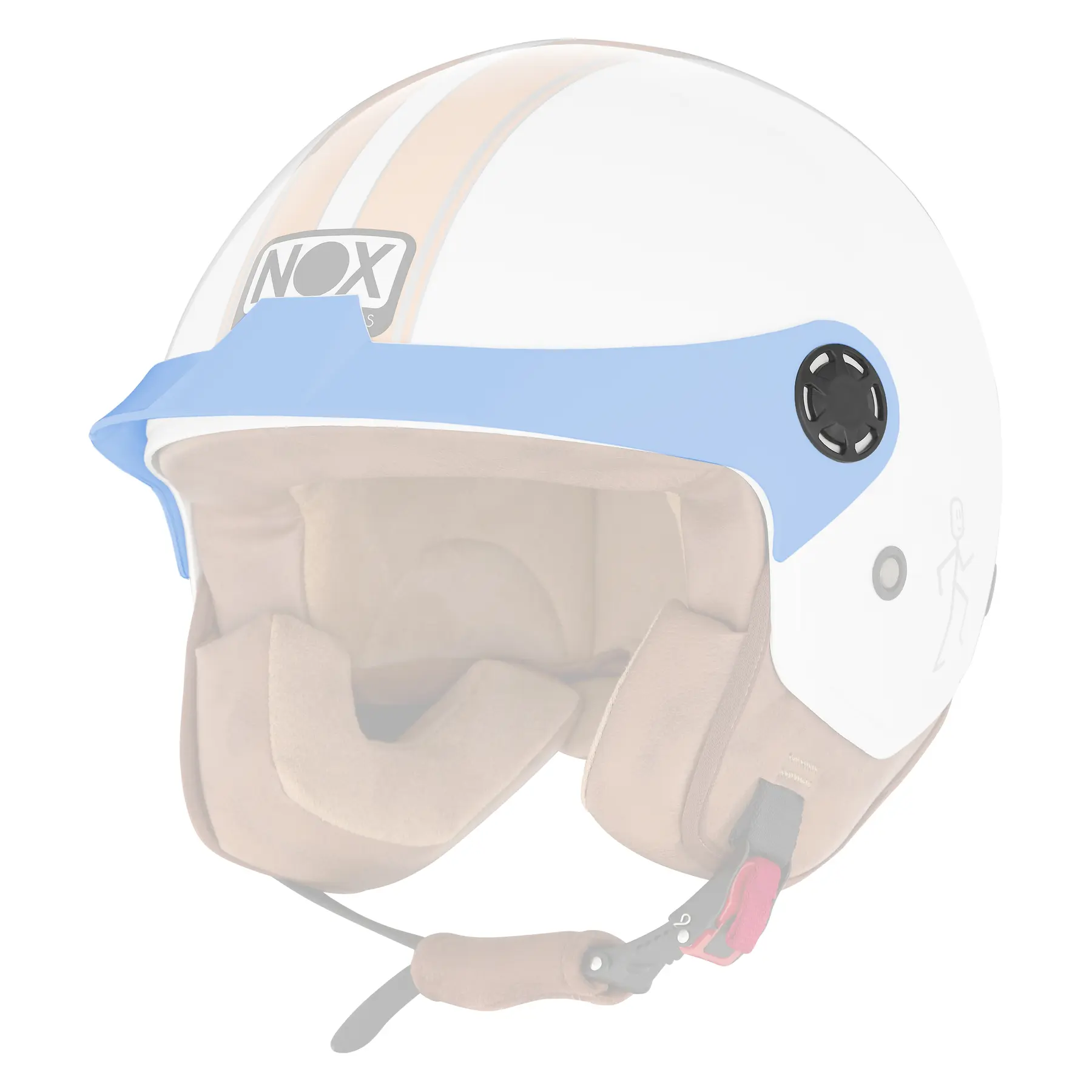 Visier Motocross-Helm Nox 210 Evo