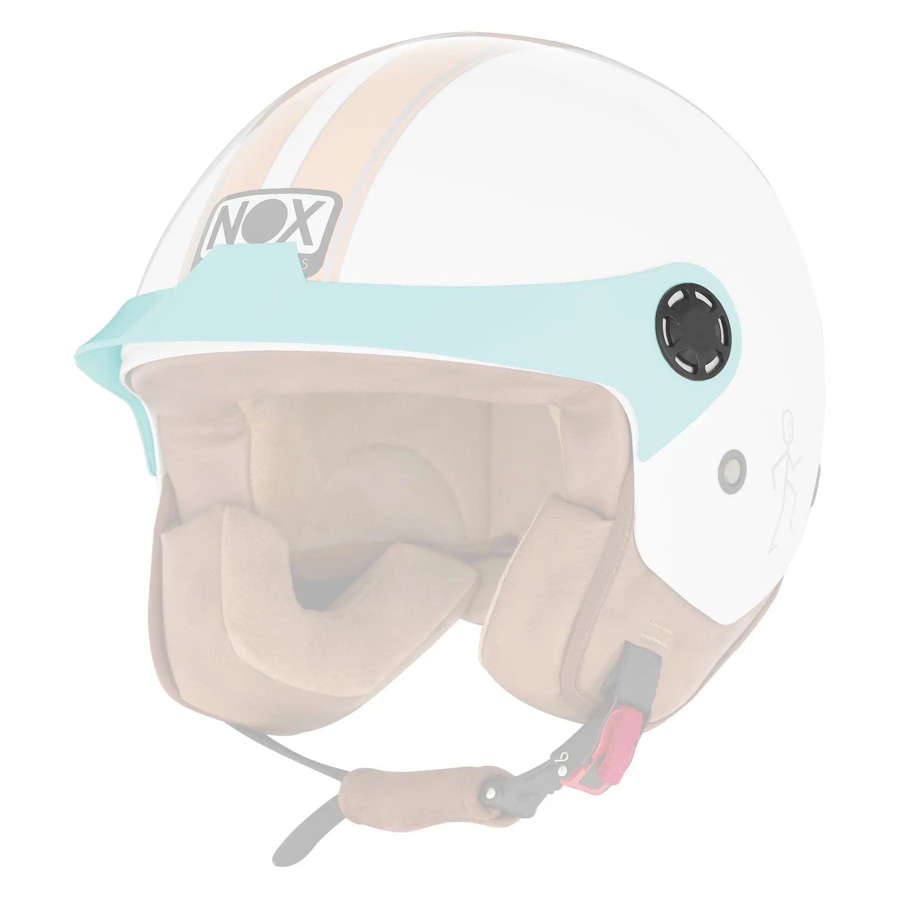 Visier Motocross-Helm Nox 210 Evo