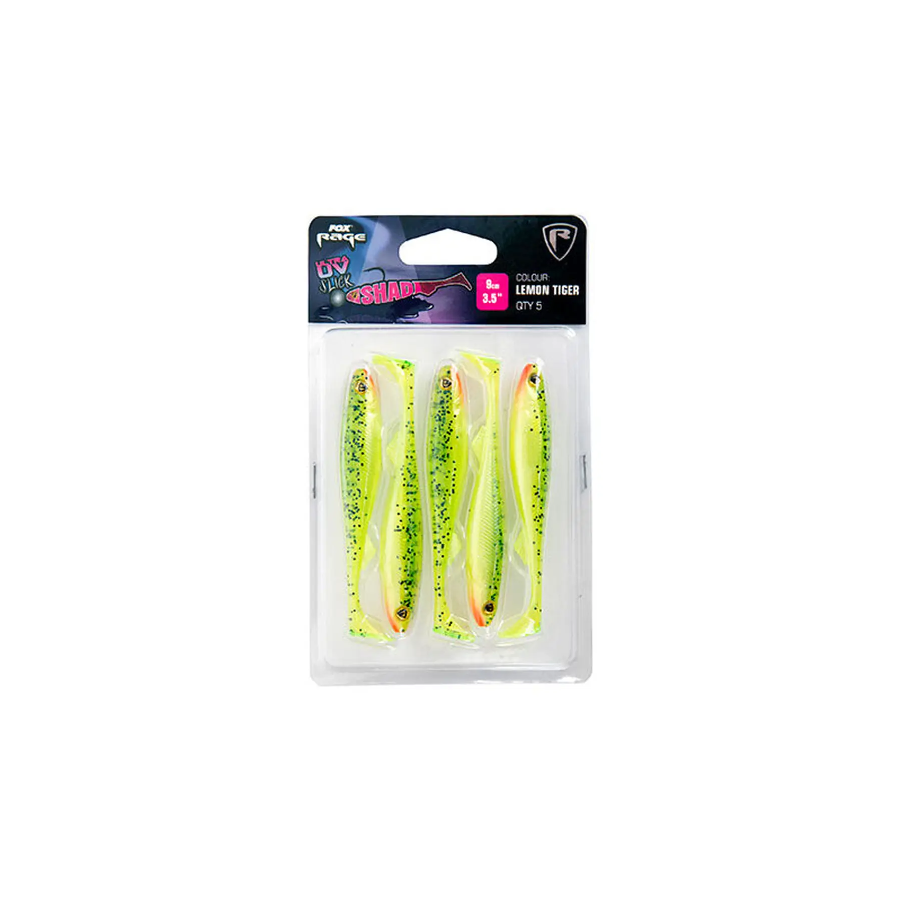 Lockvögel Fox Rage Slick Shad UV 4.25" (x4)