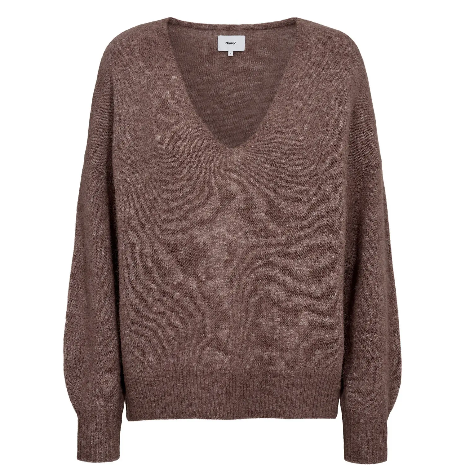Pullover mit V-Ausschnitt Damen Nümph Nuriette