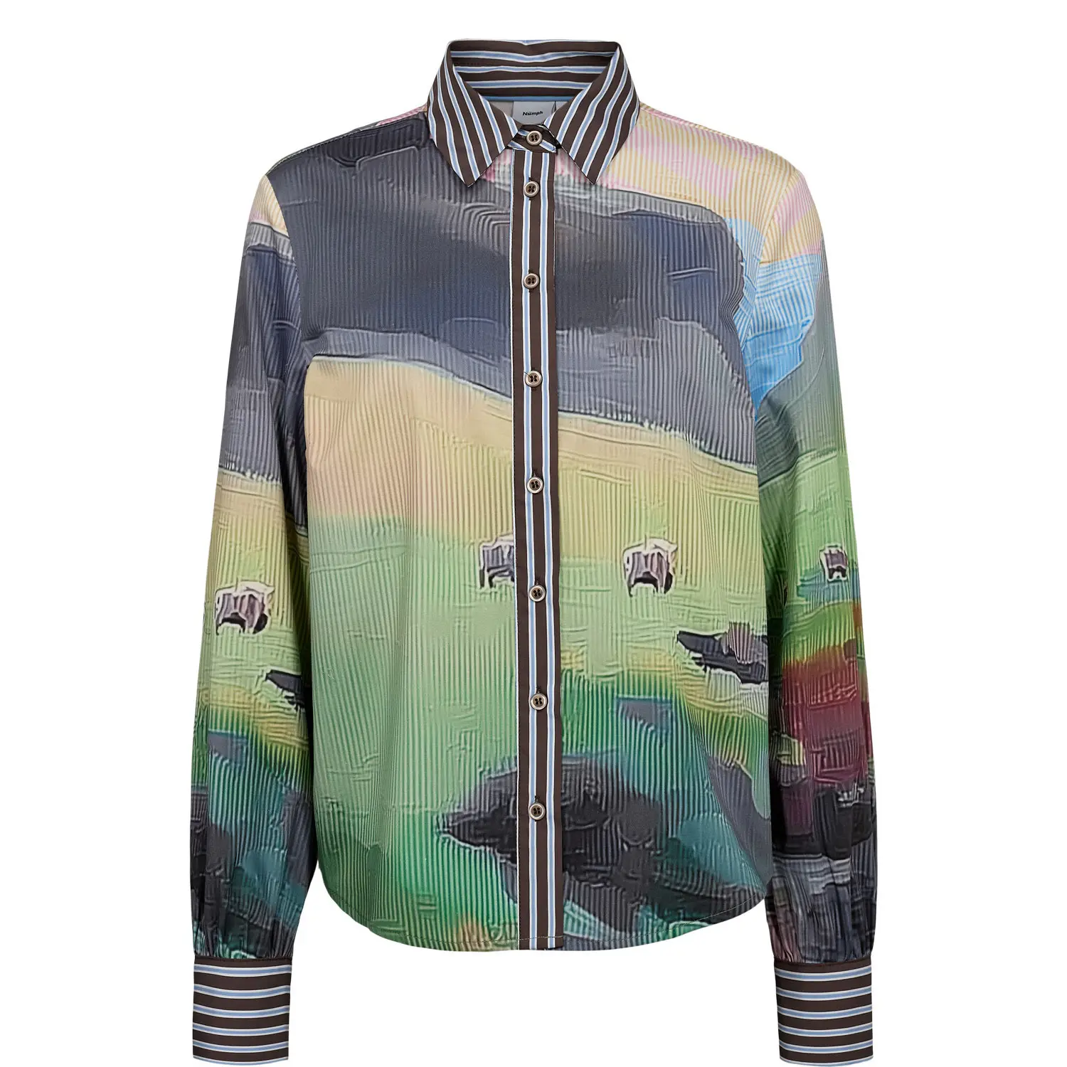 Langarmshirt Damen Nümph Nuhighland
