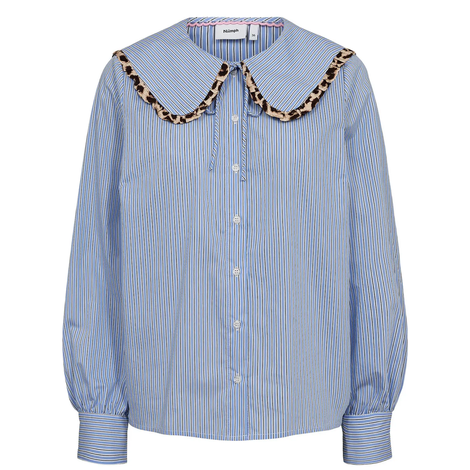 Chemise manches longues col claudine femme Nümph Numayana