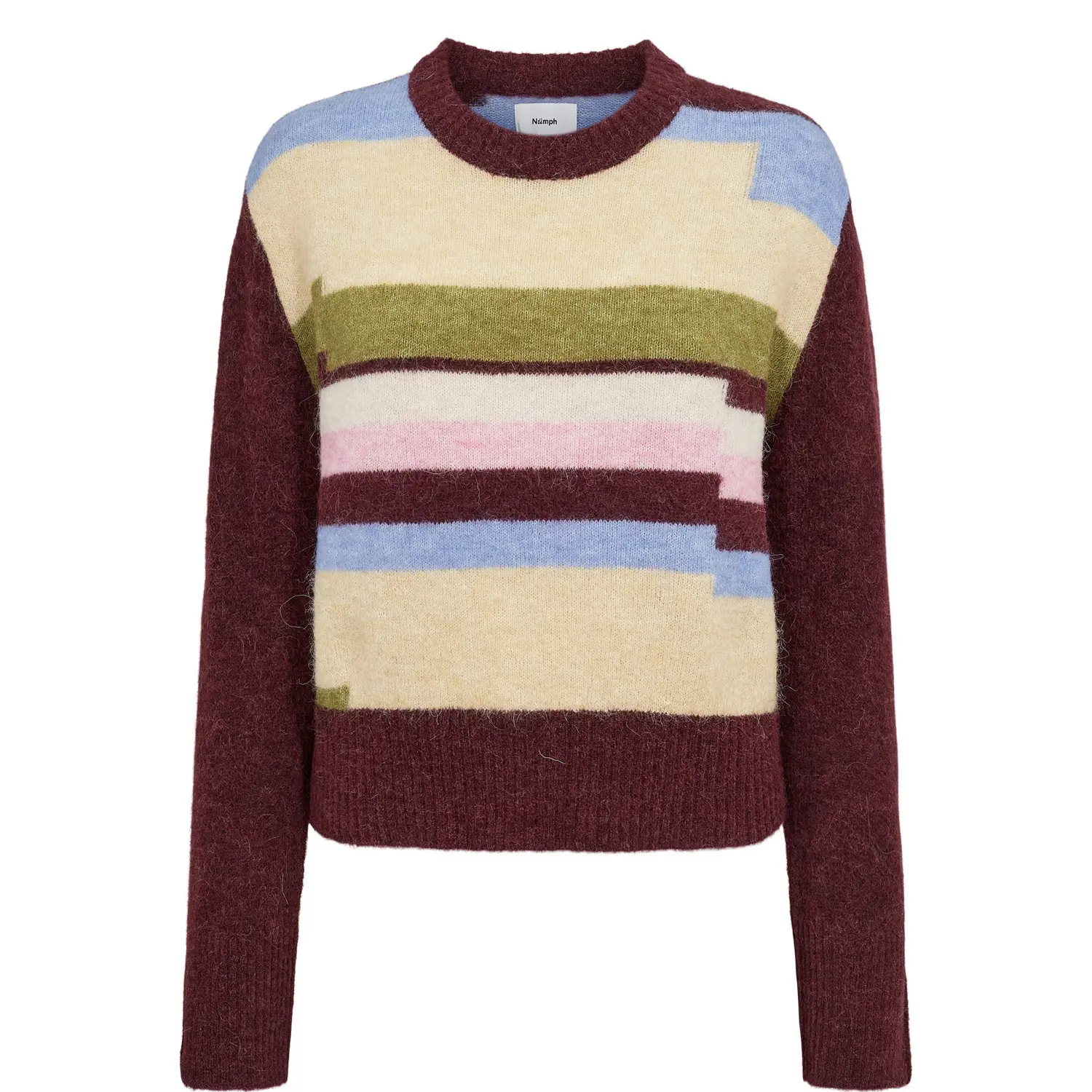 Gestreifter Pullover Damen Nümph Nuriette