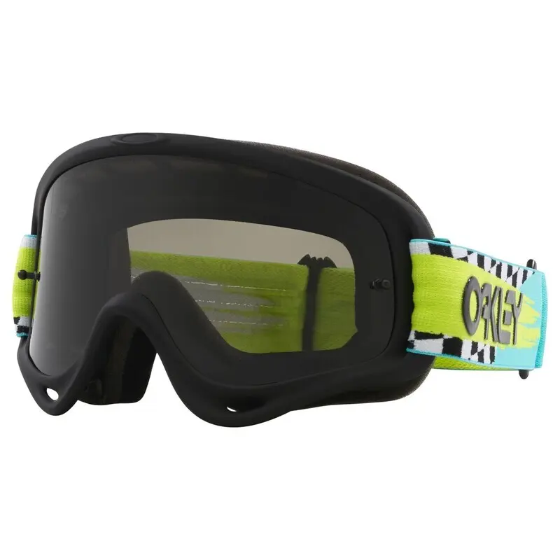 Motocross-Brille Oakley O-Frame MX - Teal Checks