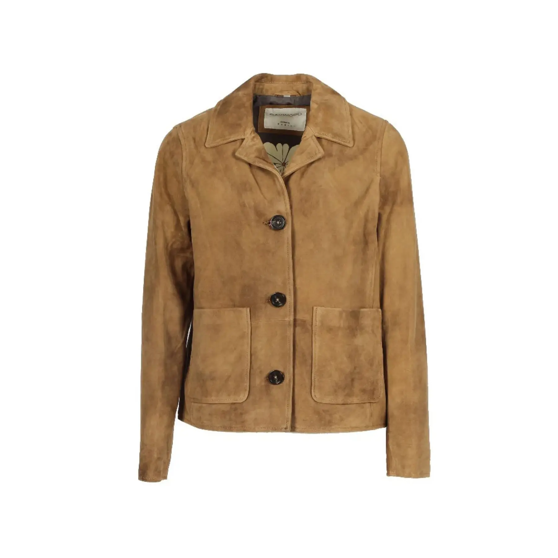 Women's Suede Goatskin Leather Jacket Oakwood Xenia