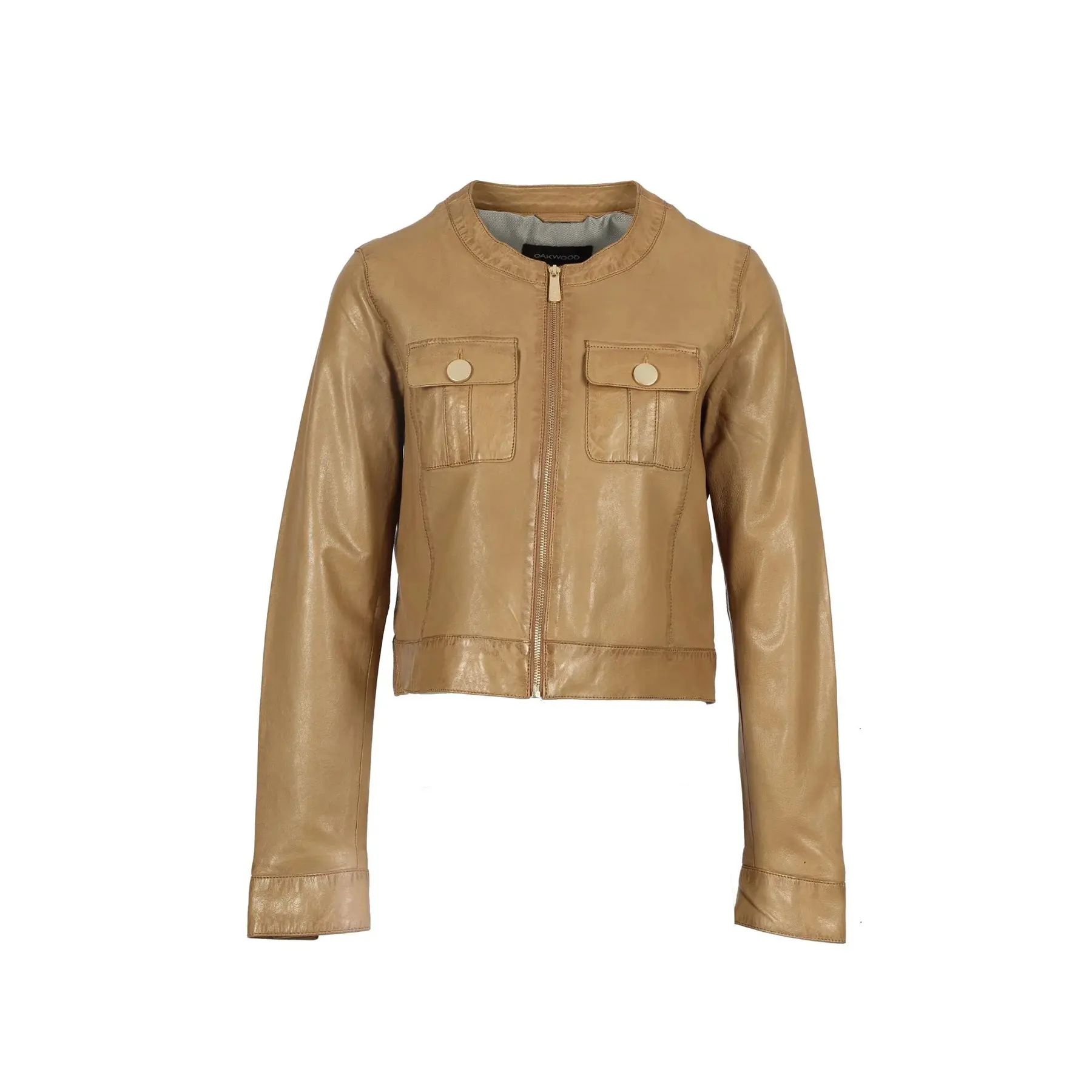 Damen Lederjacke mit Reißverschluss Oakwood Susan