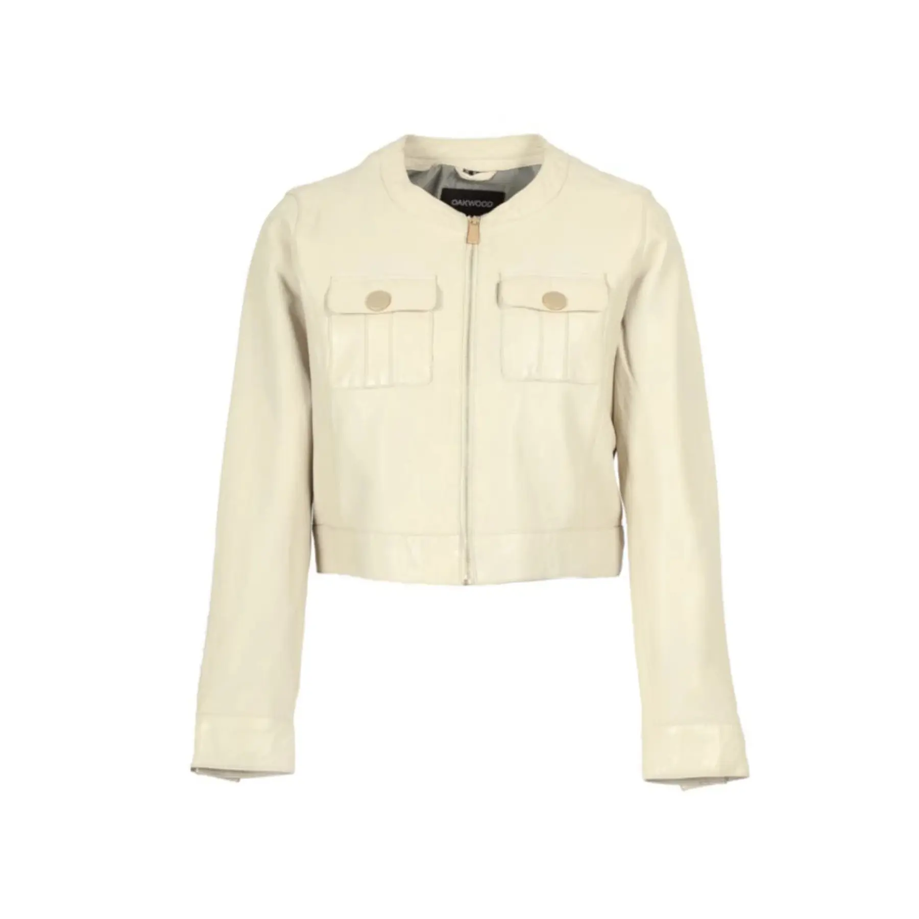 Image of Damen Lederjacke mit Reißverschluss Oakwood Susan