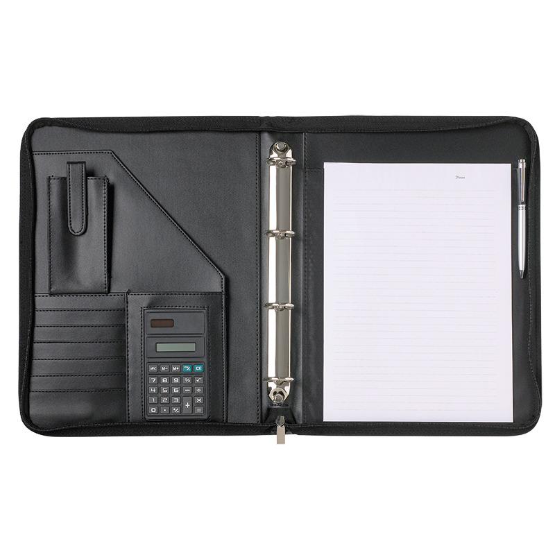 3108724254635 - A4 Reißverschluss Aktenmappe mit Griff und Ringen Cambridge