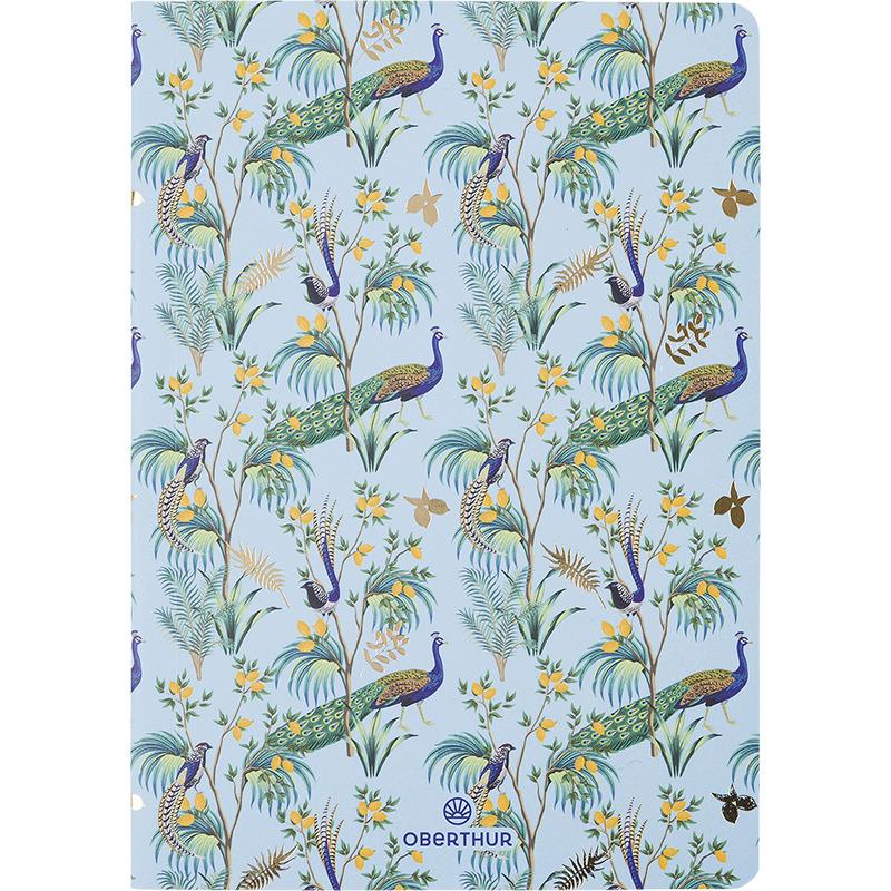 3664447153056 - Notizbuch weich kariert gemischte Linien einfarbig A6 Salto