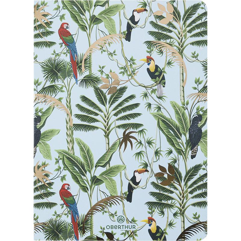 3664447174754 - Notizbuch weich kariert gemischte Linien einfarbig A6 Salto