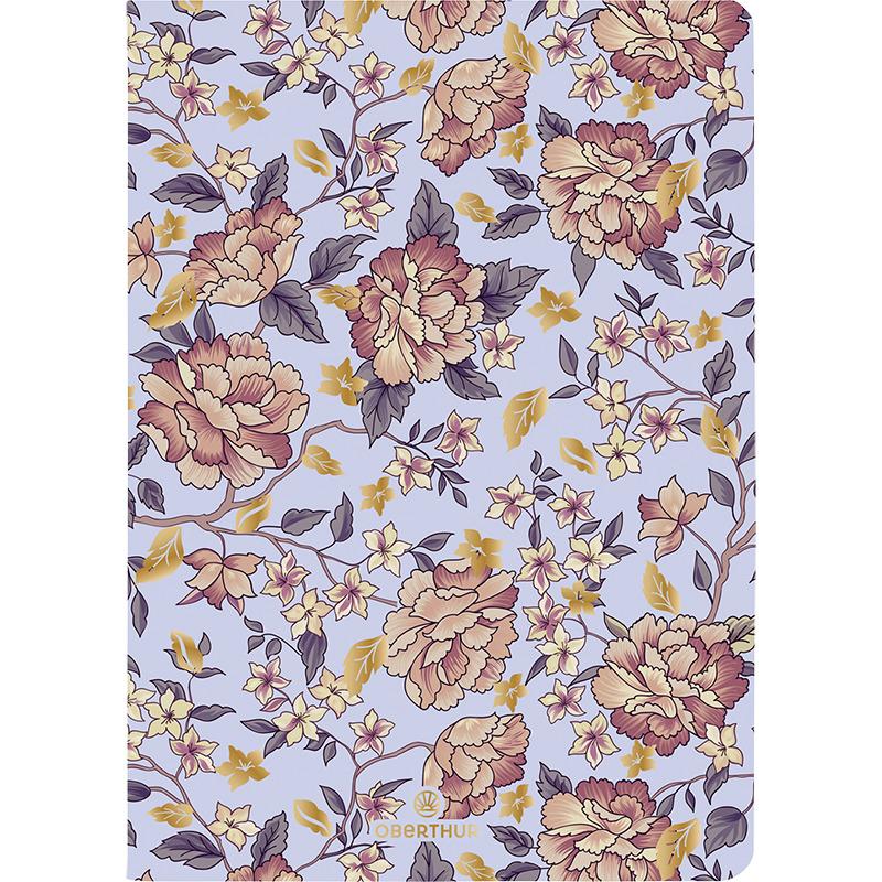 3664447192390 - Notizbuch weich kariert gemischte Linien einfarbig A6 Salto