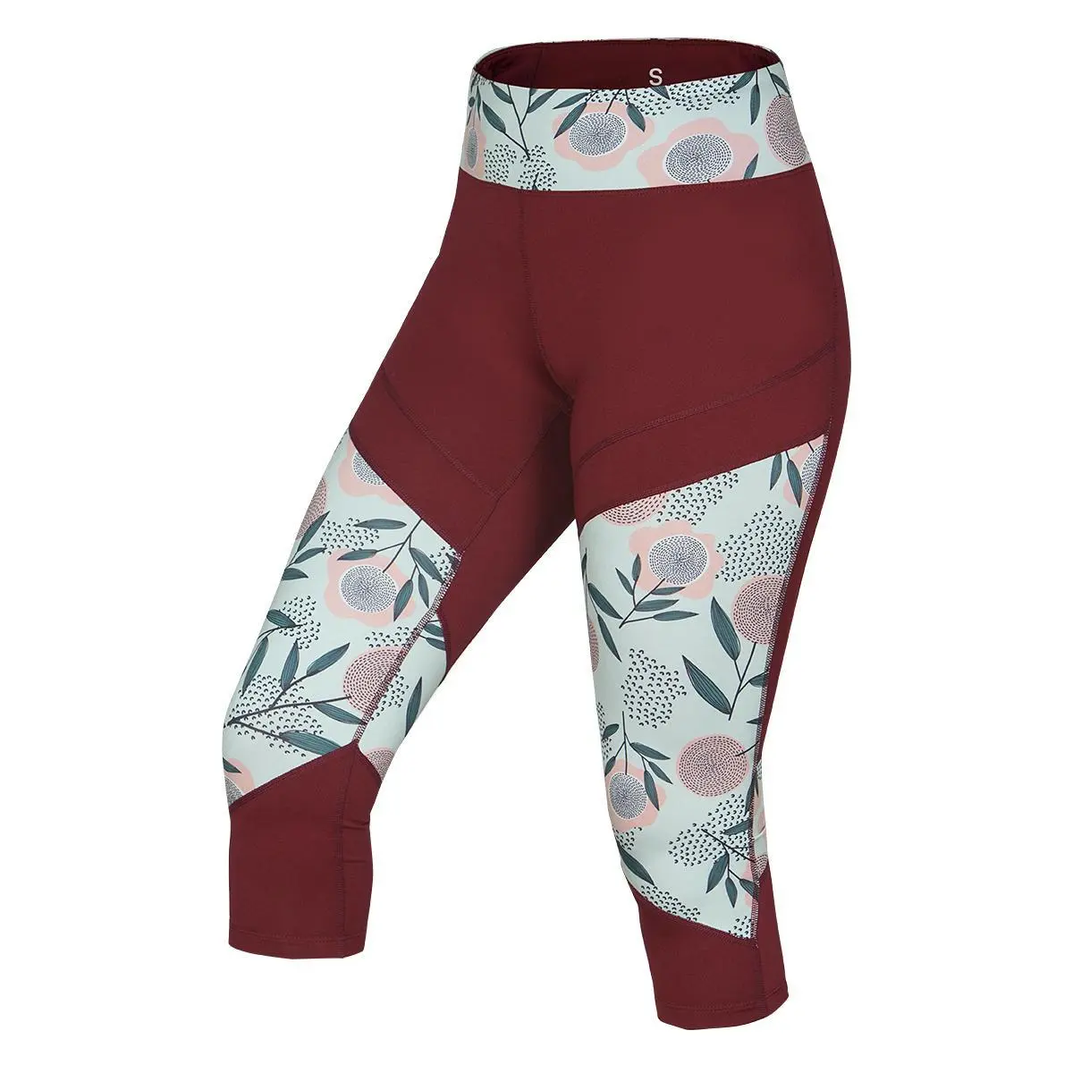 Legging Woman Ocun Rhea 3/4 Wine