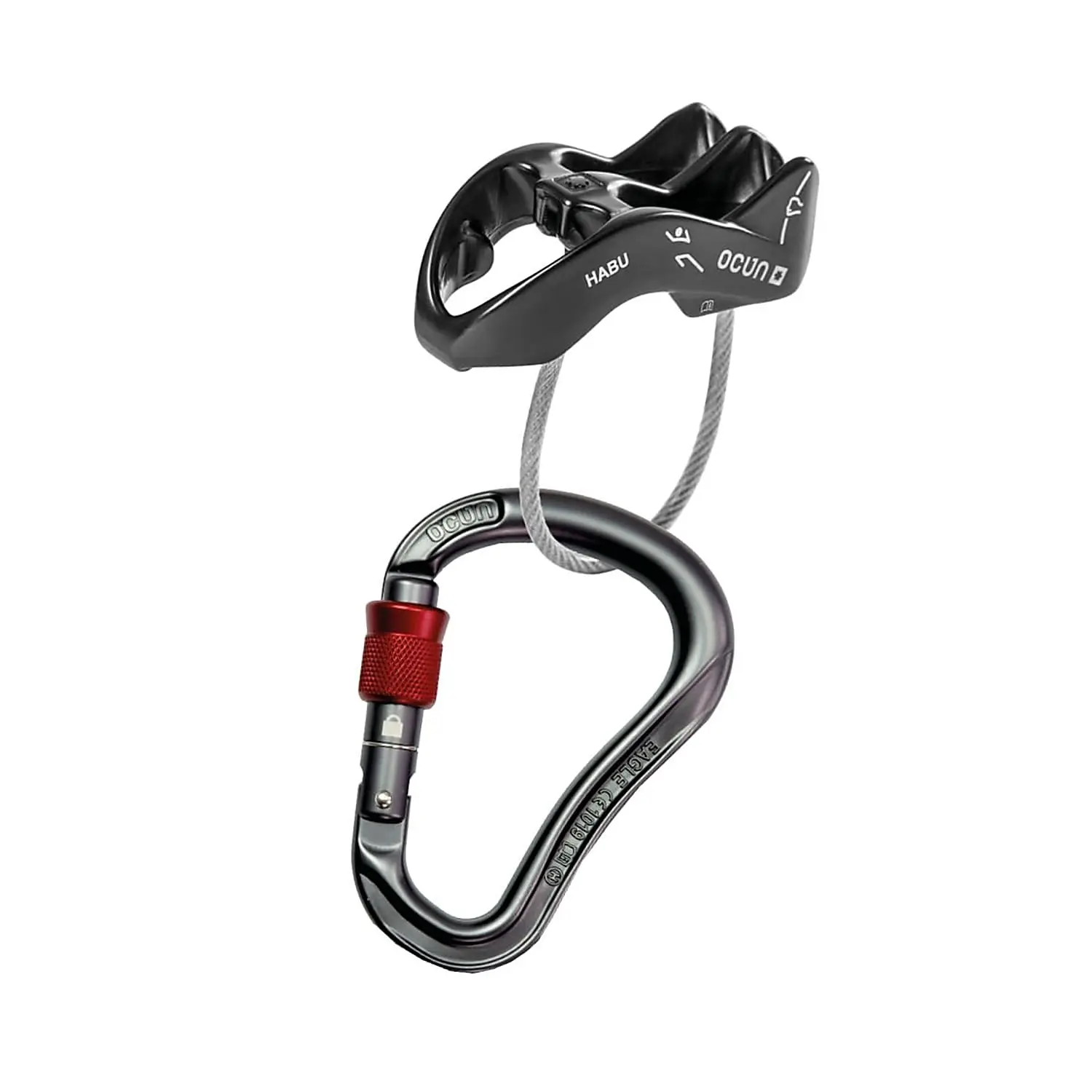 Karabiner-Versicherungsset Ocun Eagle Screw/Habu