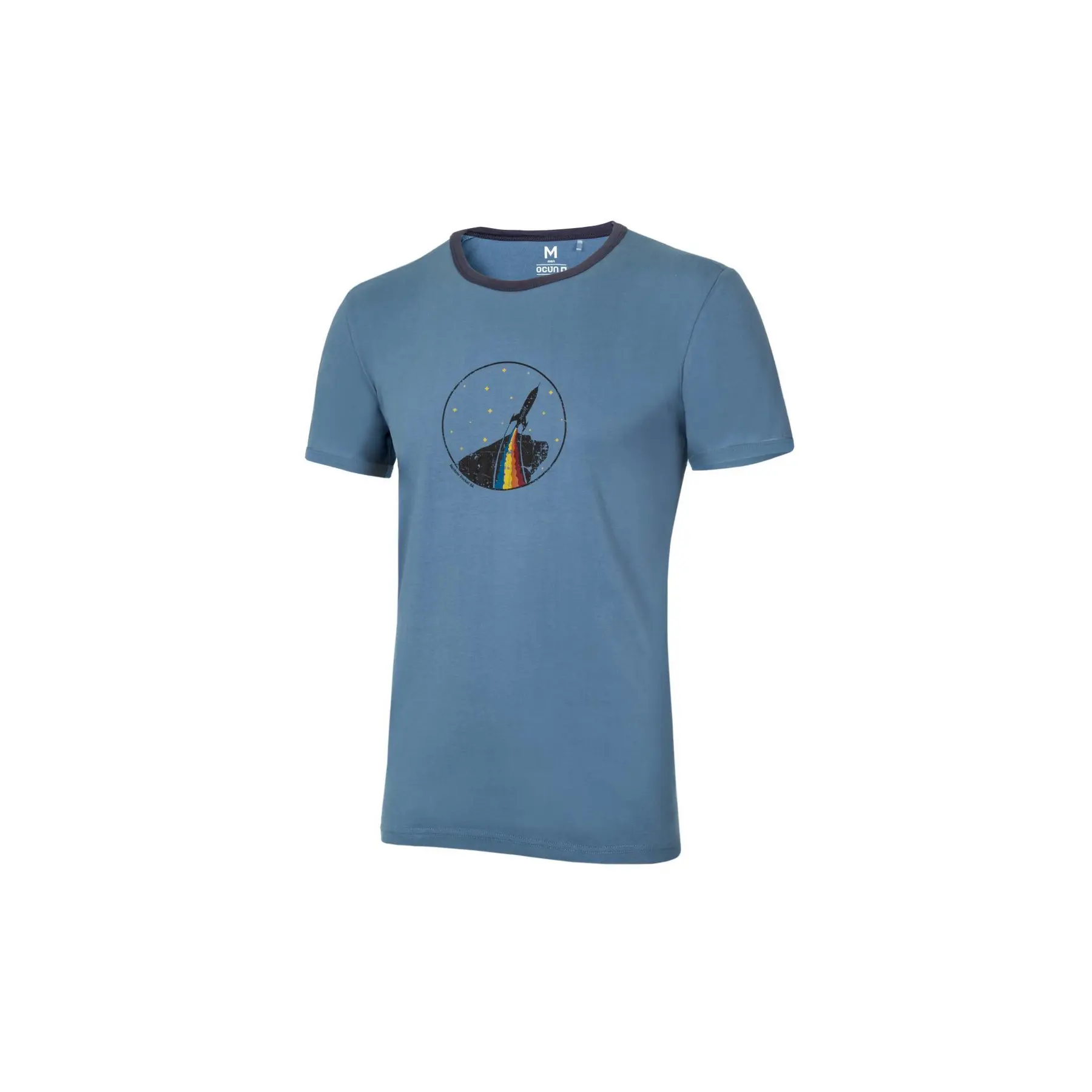 T-Shirt Ocun Classic T Organic Rainbow Rocket