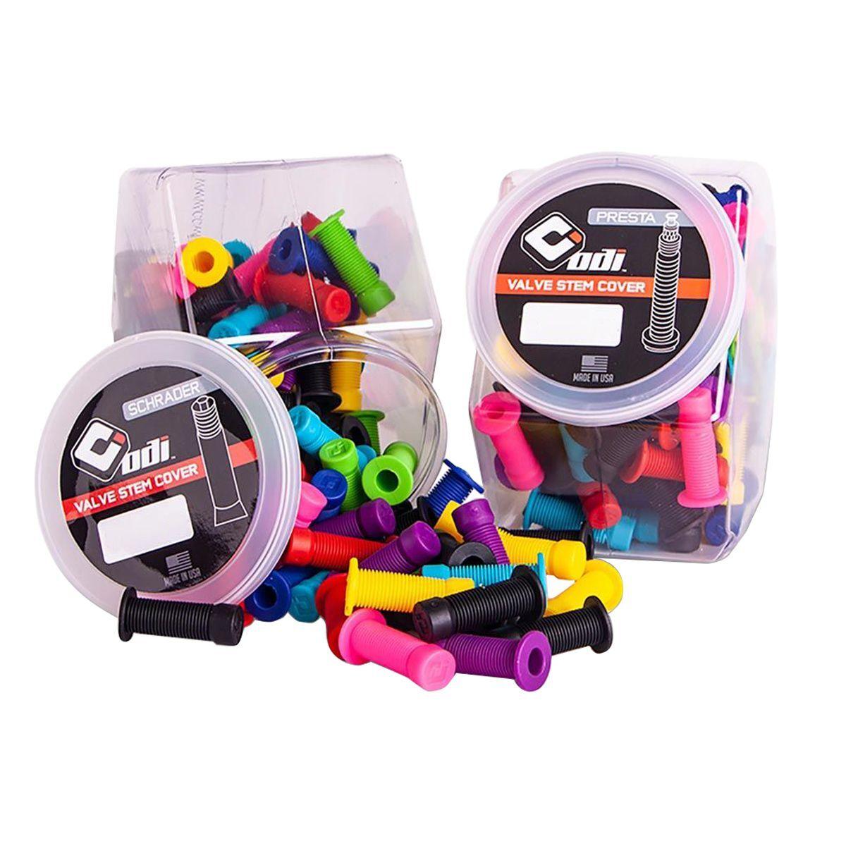 Velo Store - UK ODI Valve caps Odi grosse valve (x100) | Extra 10% off with Subscription, Postage £16.79 to UK Fedex.