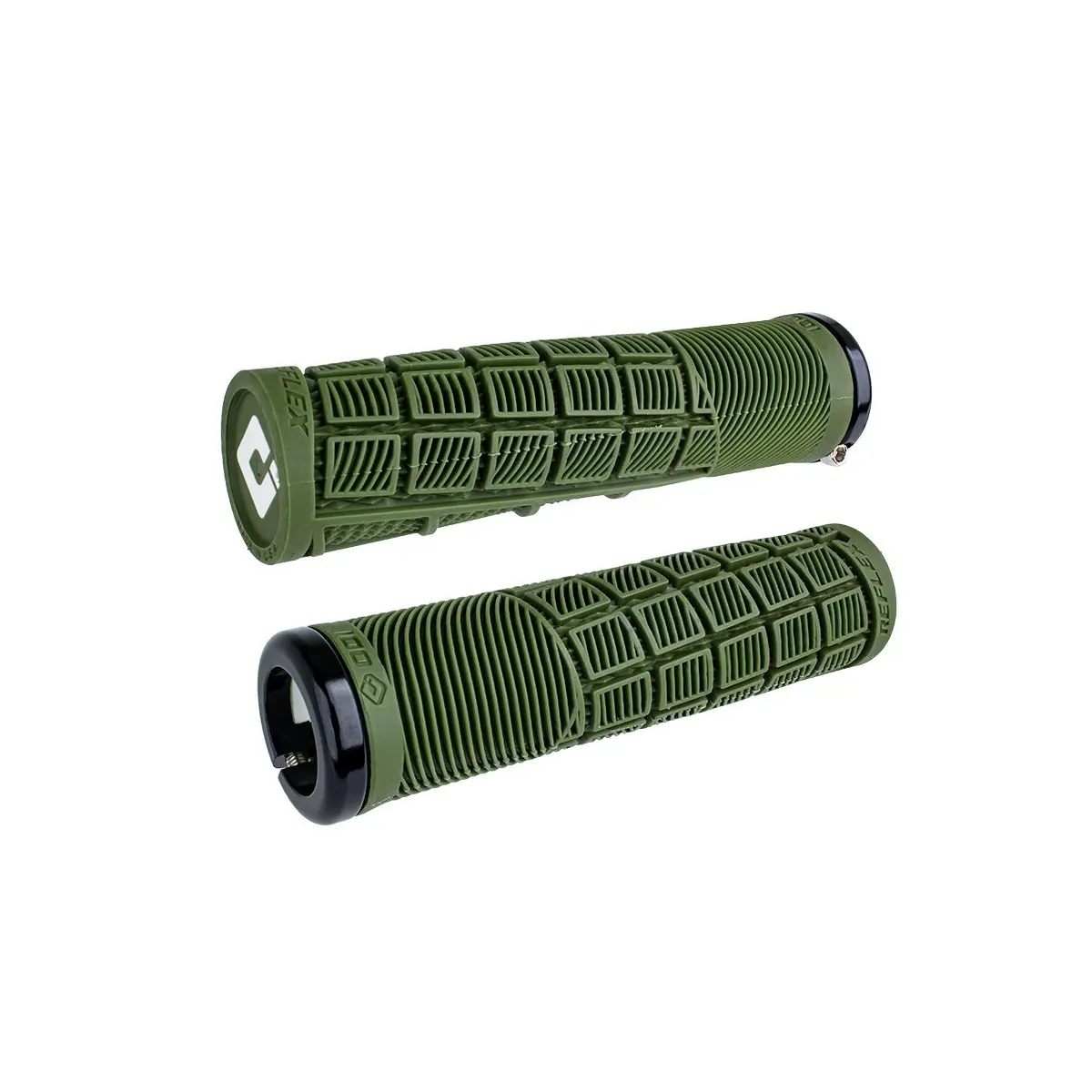 Merkloze Fietsgrips MTB Enduro 33.5mm - Groen, Lock-On