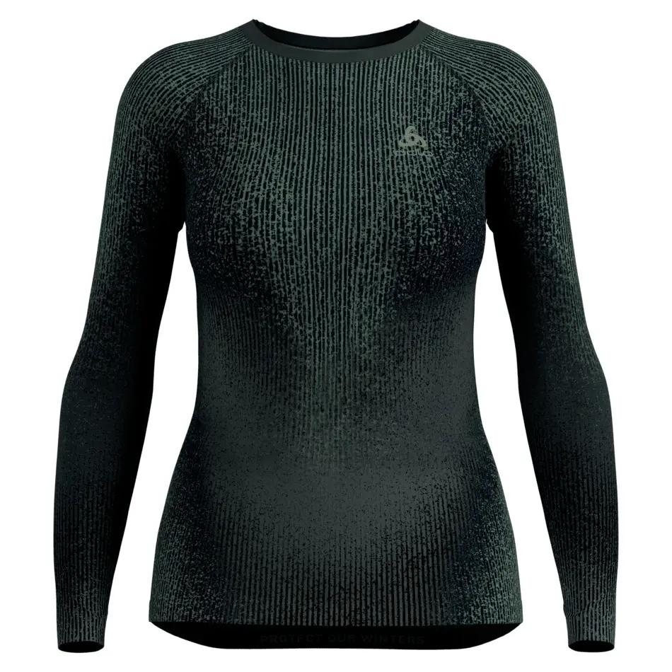 Damen Rundhals-Unterhemd Odlo Performance Warm Blackcomb