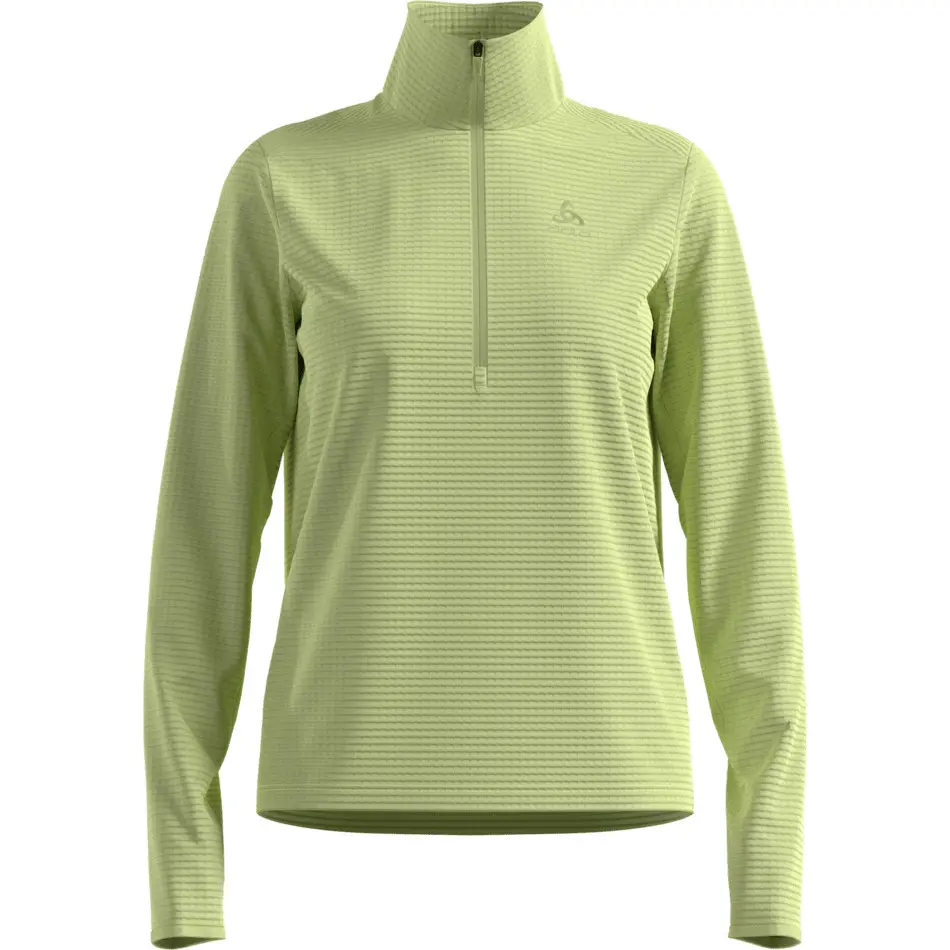 Odlo Women's Vert ’S Half-Zip Fleece Essential Thermal