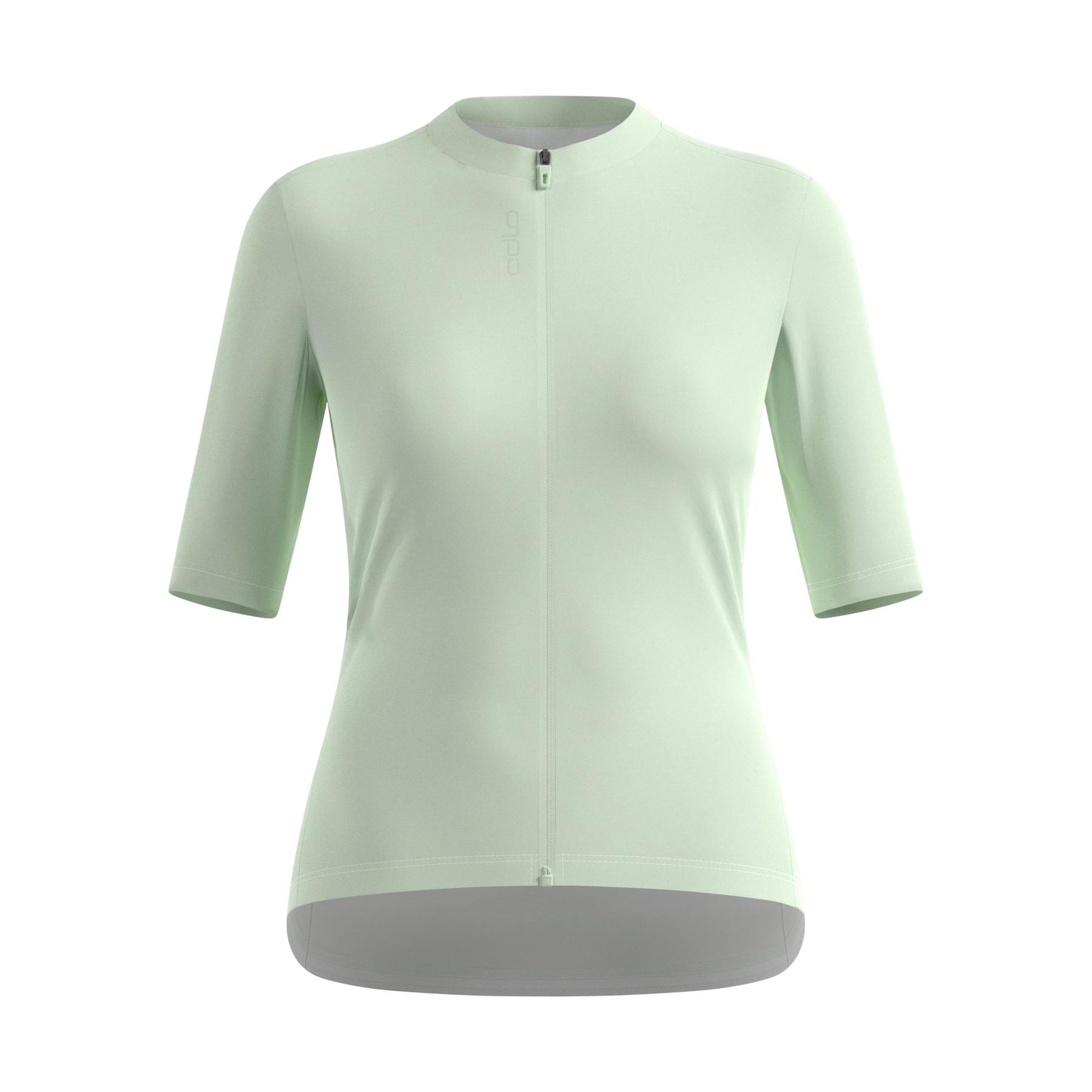 Velo Store - UK Women's zip-up jersey athletic top Odlo Essential | Extra 10% off with Subscription, Postage £16.79 to UK Fedex.