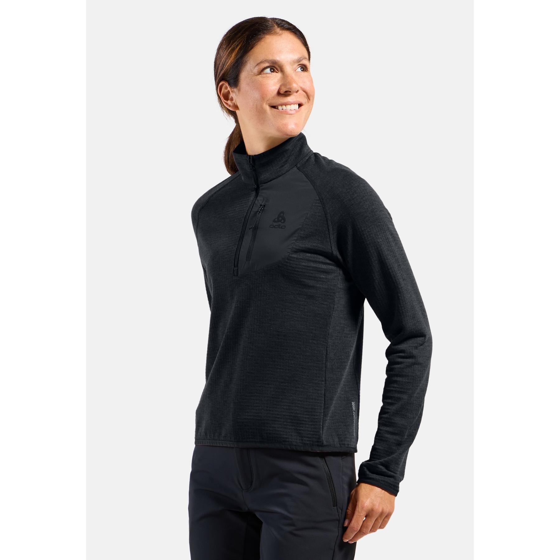 Maglione semi-zip donna Odlo Ascent