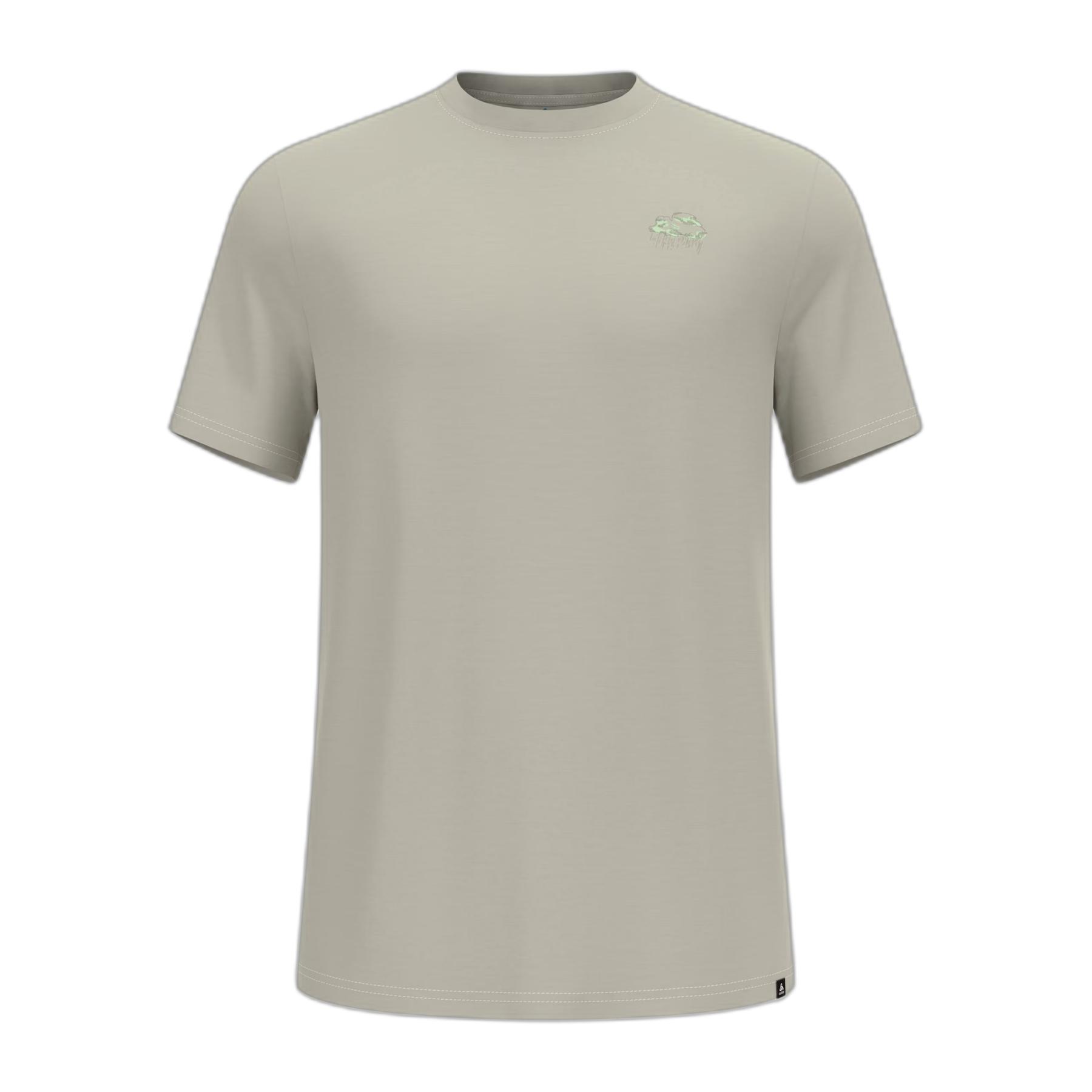T-shirt in merino Odlo Raincloud 160