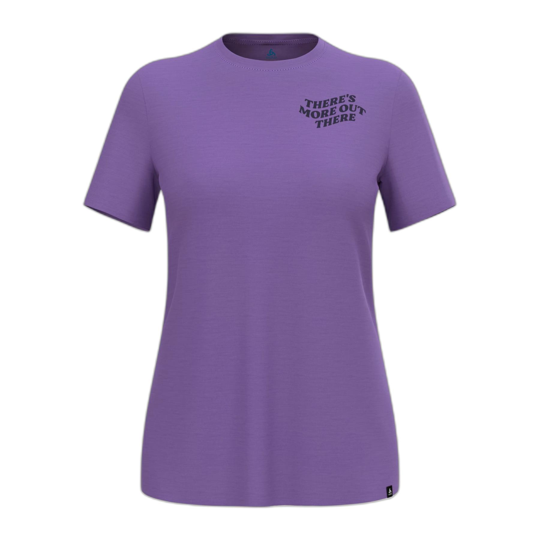 T-shirt in merino donna Odlo