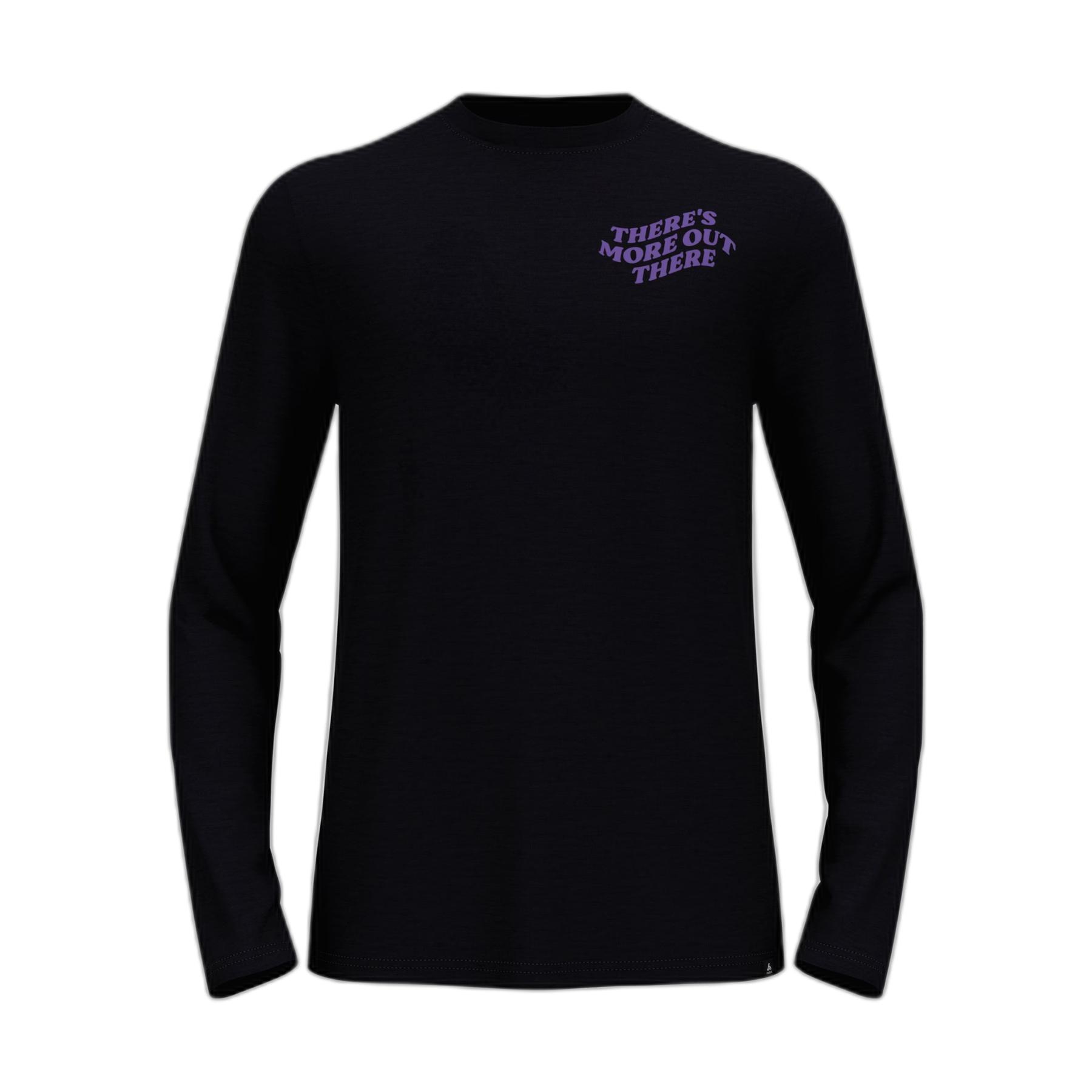 T-shirt a maniche lunghe in merino Odlo 160 There's More