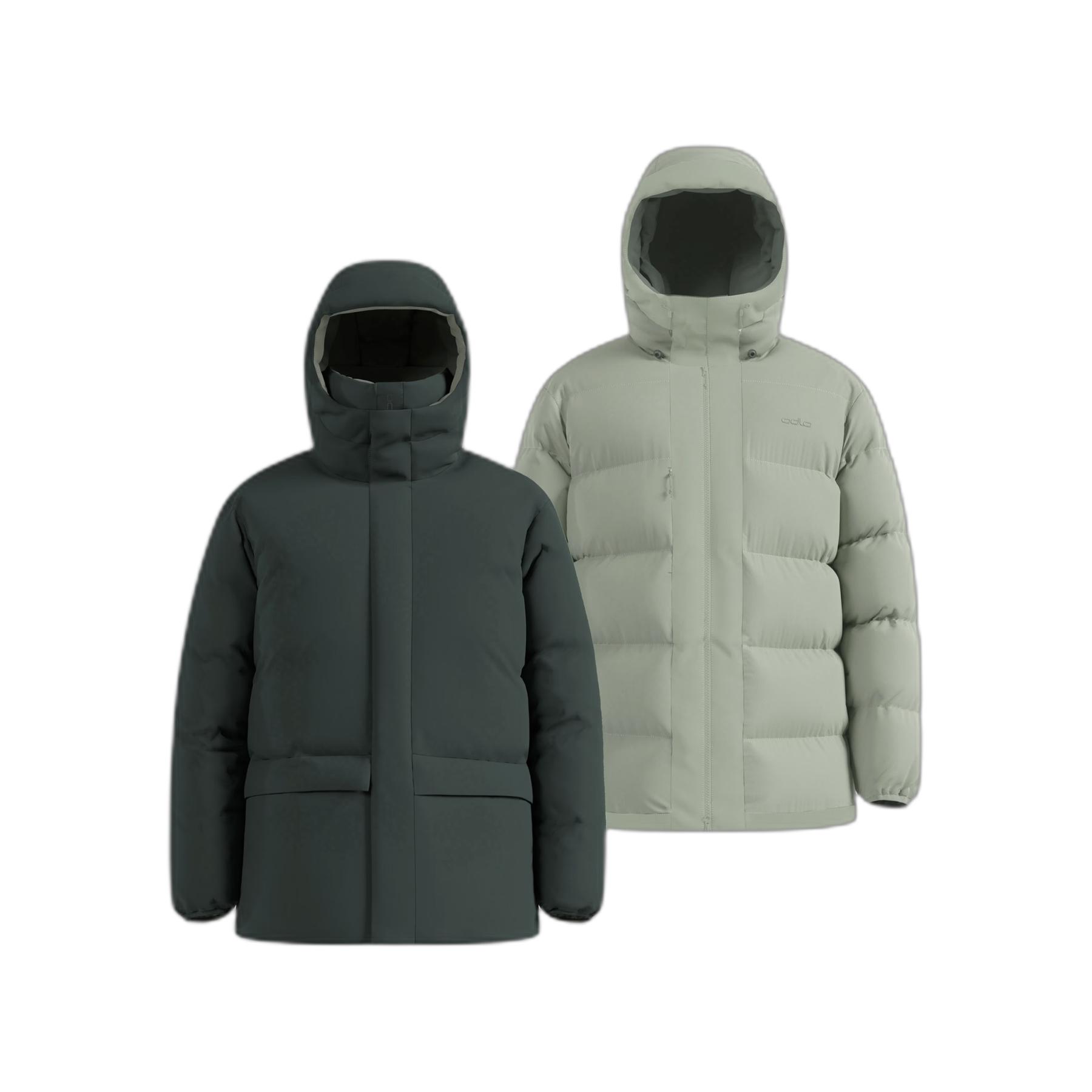 Piumino con cappuccio Odlo Down Oversized