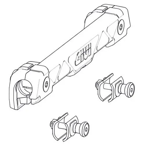Kit de configuration Givi pour valises Monokey Cam Side sur supports P